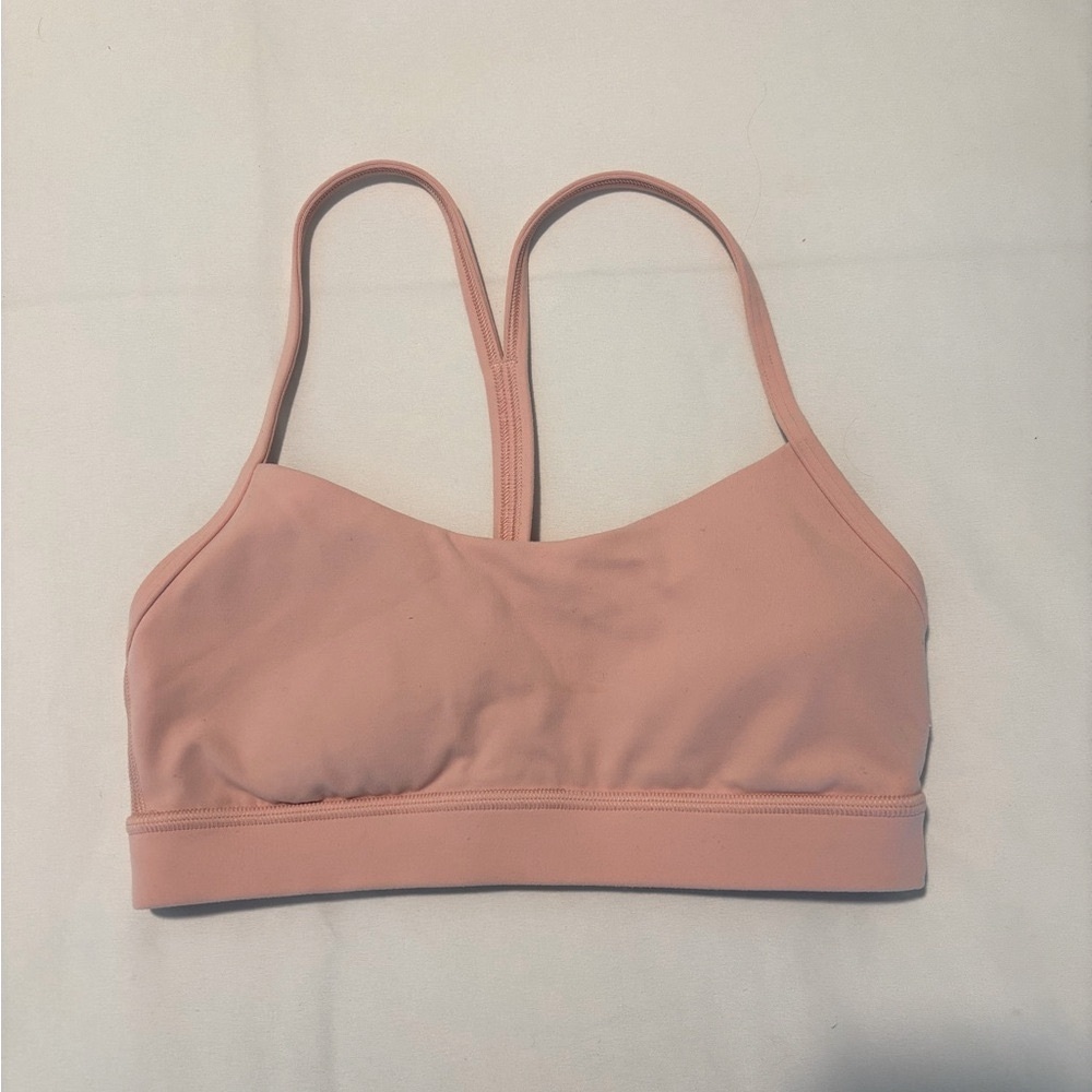 lululemon athletica Light Pink Flow Y Bra Nulu